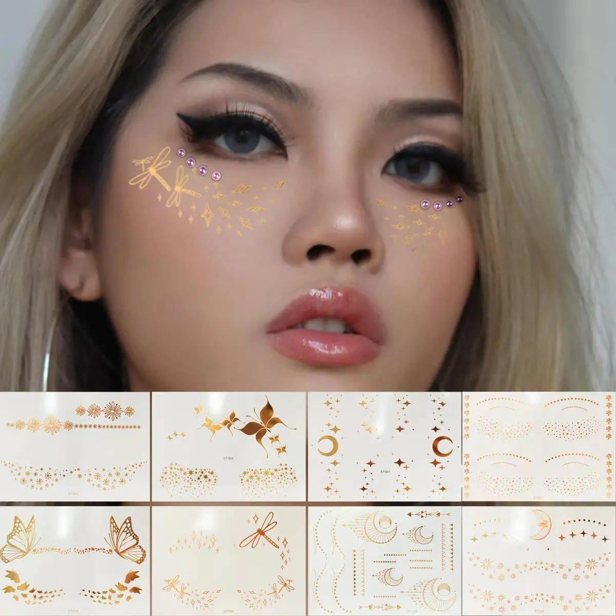 Gold Temporary Tattoo (27 options)