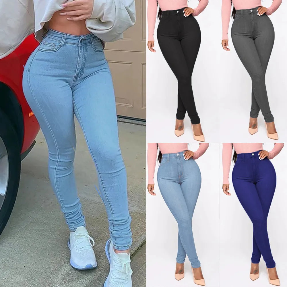 High Waist Jeans (4 colors)