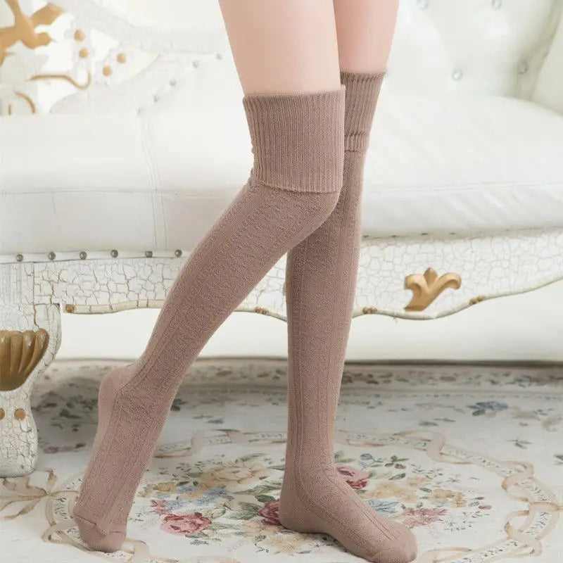 Thick Thigh High Socks (9 colors)