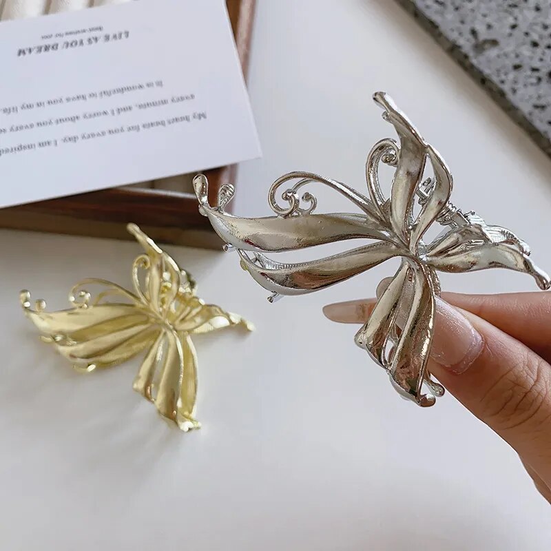 Butterfly Claw Clips (gold/silver)