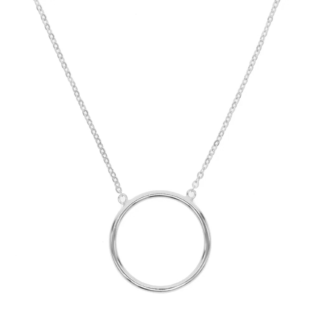 Simple Circle Dainty Necklace (Gold/Silver)