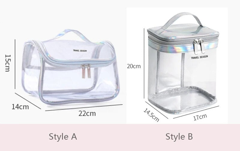 Transparent Cosmetic Bags (7 options)