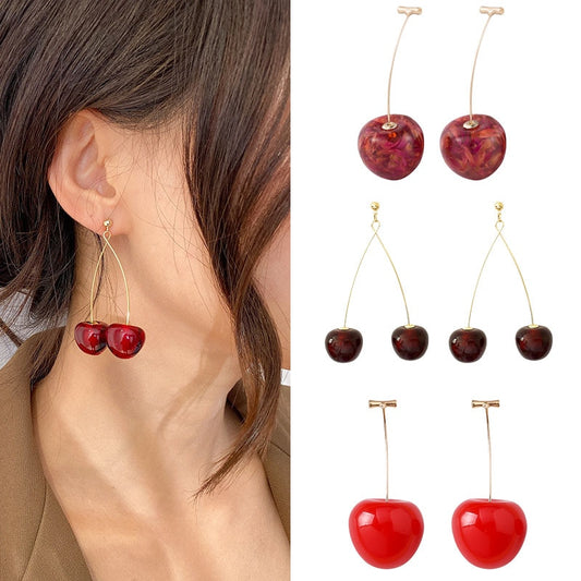 Cute Cherry Earrings (4 options)