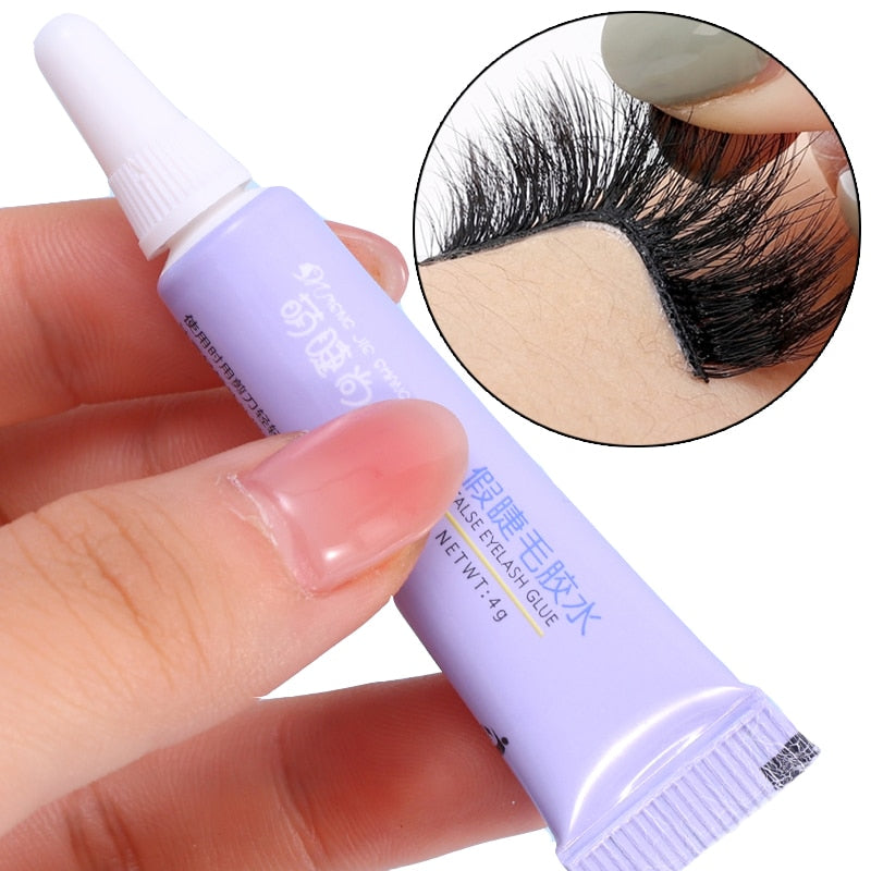 Eyelash Glue + Tweezers