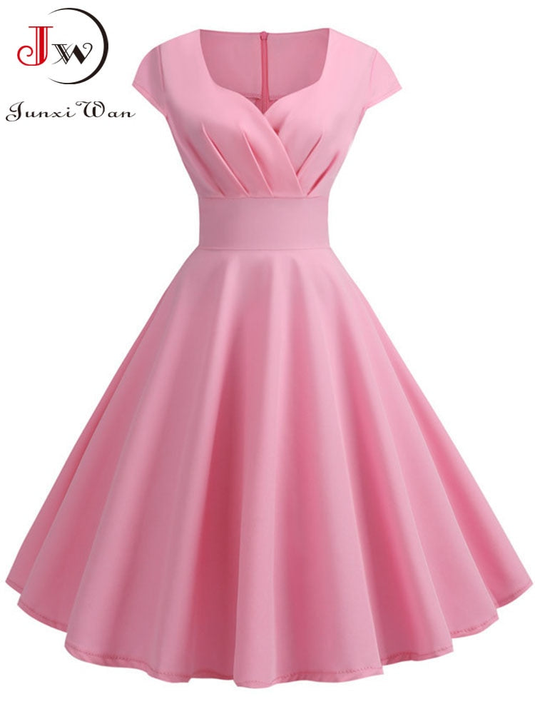 Vintage inspired Retro Dress (6 colors)