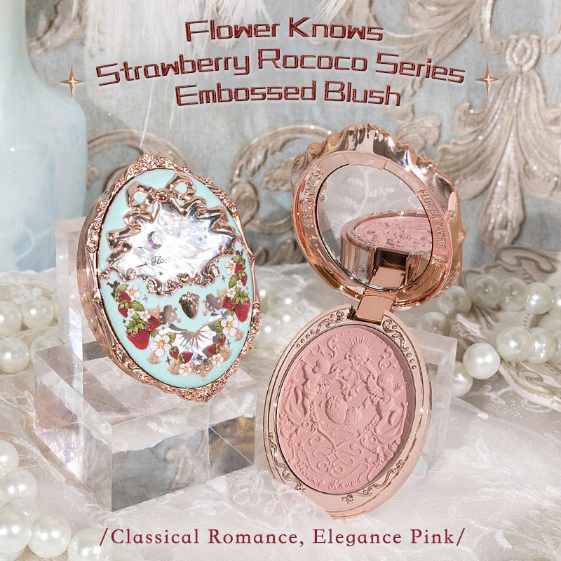 Strawberry Rococo Embossed Blush (5 options)